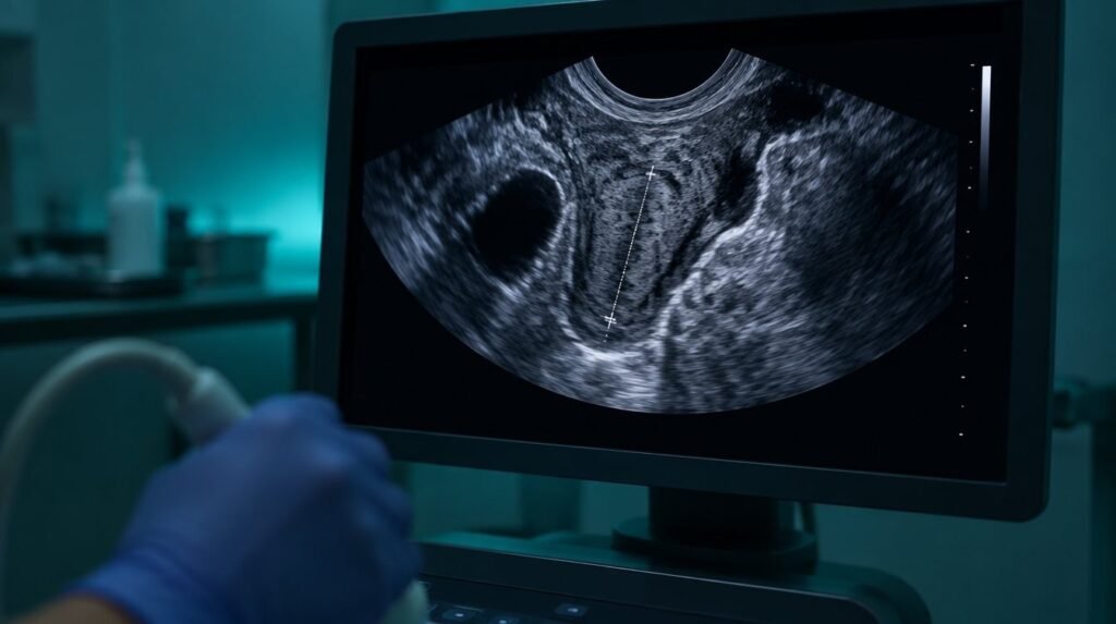 USG transvaginal pengukuran panjang serviks